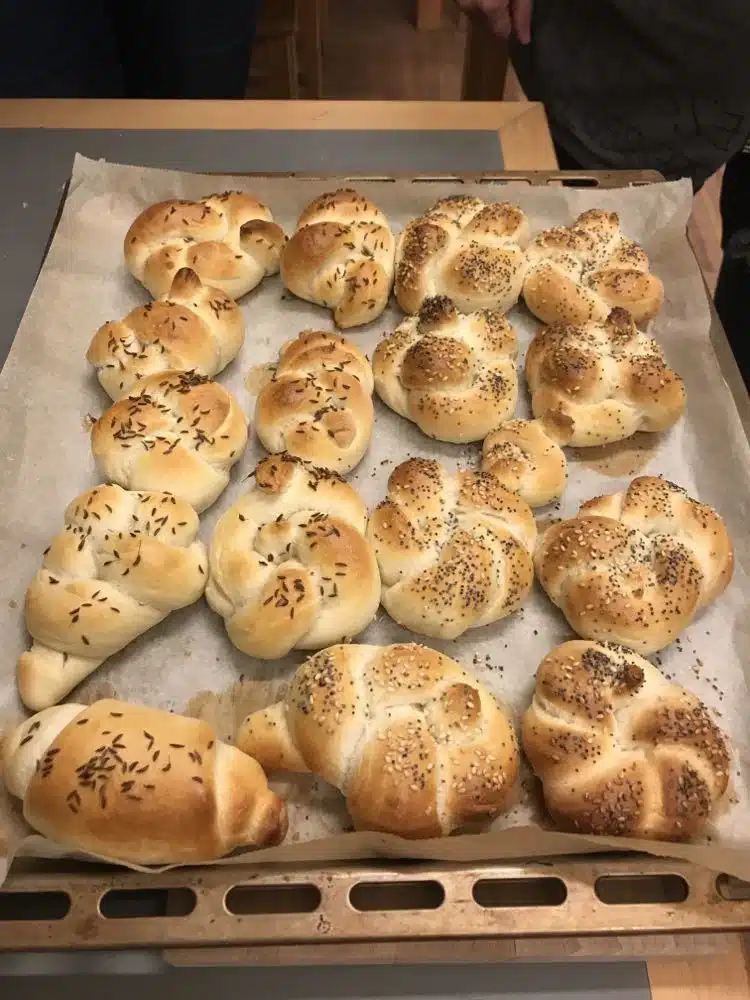 domácí housky, kaiserky, kurz Aleny Anežky Gajduškové, Musaion 2023